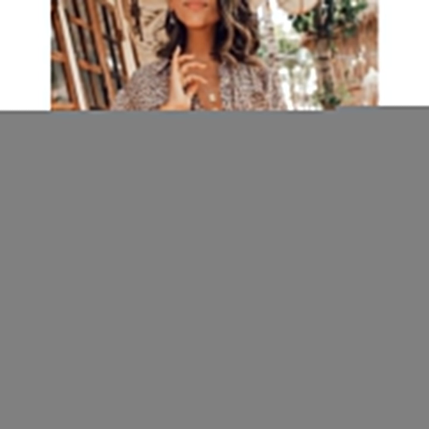 Women's Casual Leopard Print Shirt Dress
