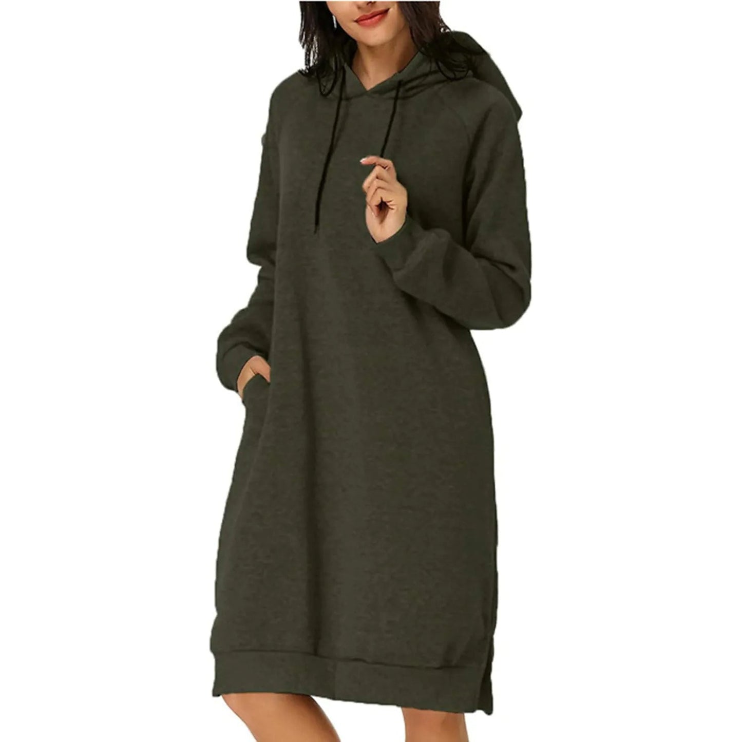Womens Pullover Hoodie Dress