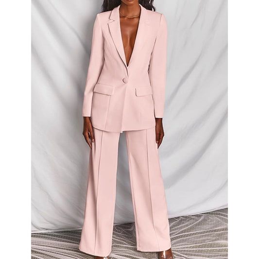 Women's Suits Regular Pocket Coat Formal Fashion