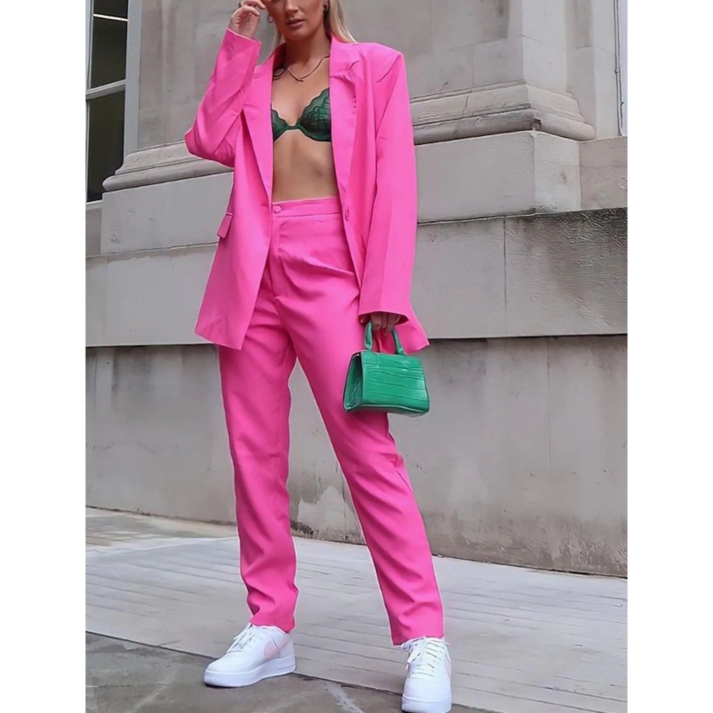 Women's Suits Regular Pocket Coat Formal Fashion